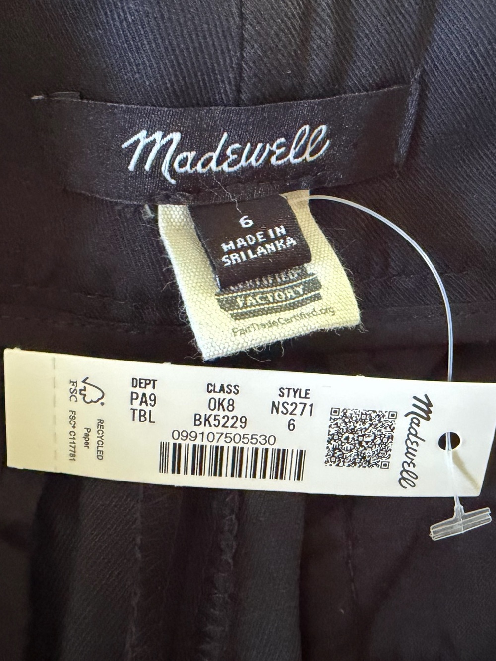 Madewell Mid-Rise Pleated Trouser Pants - Picture 13 of 13